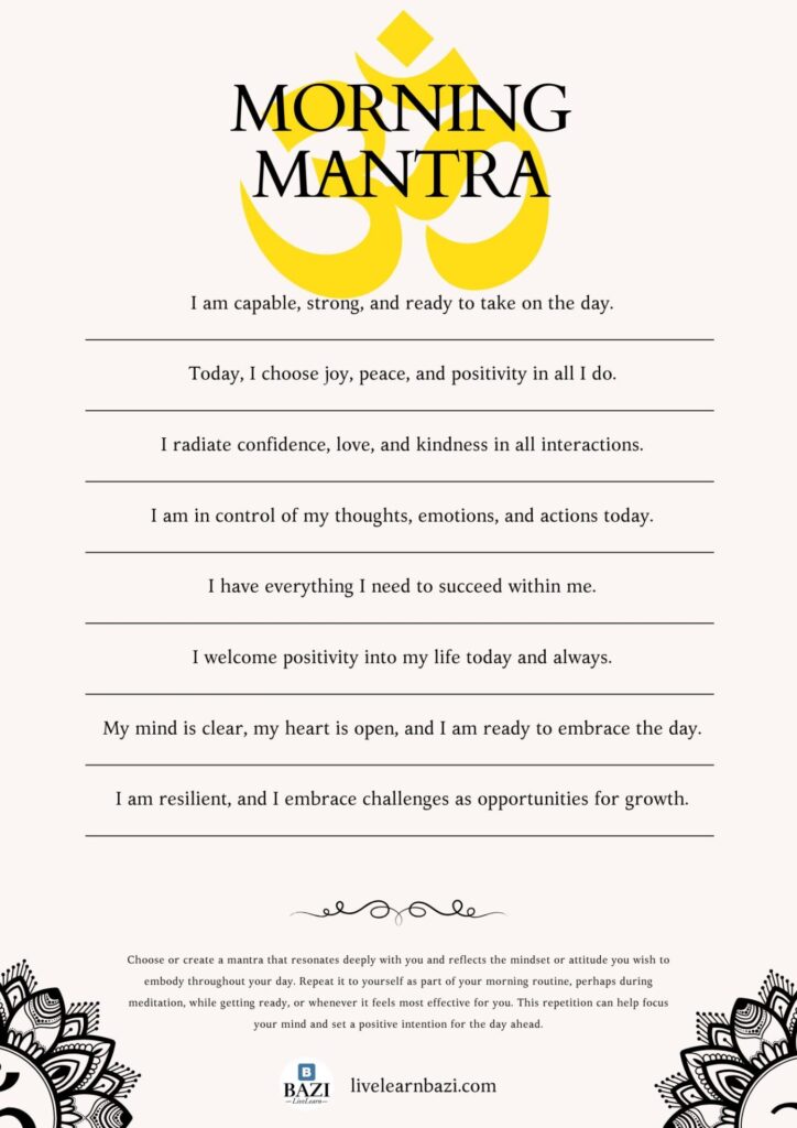 Morning Mantra for the Soul
