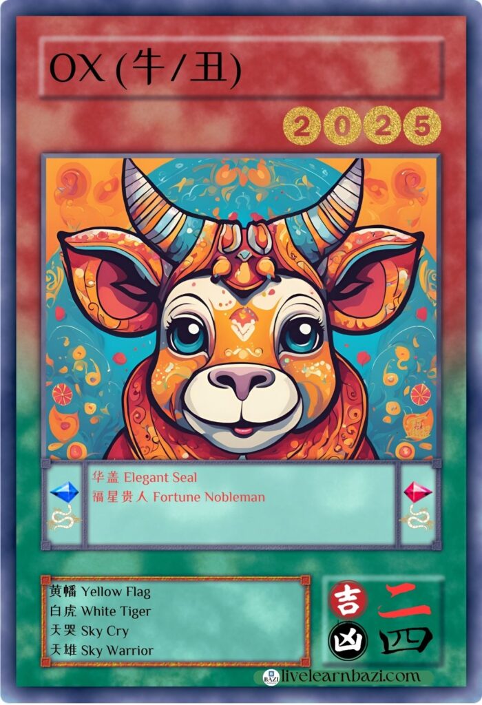 Ox Chinese Zodiac 2025