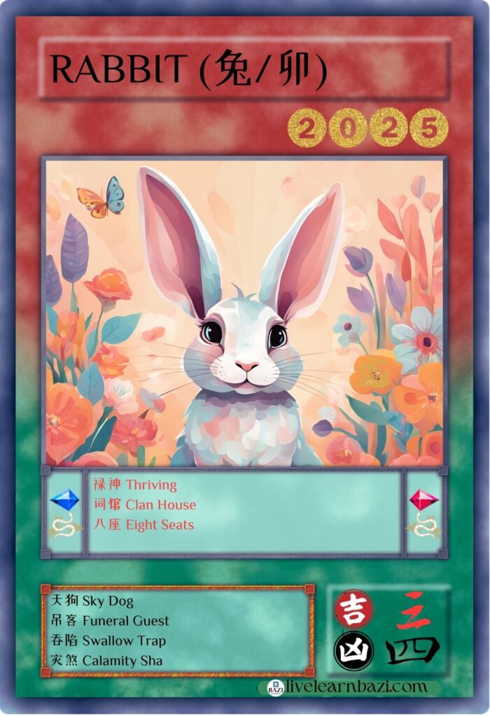 Rabbit Chinese Zodiac 2025