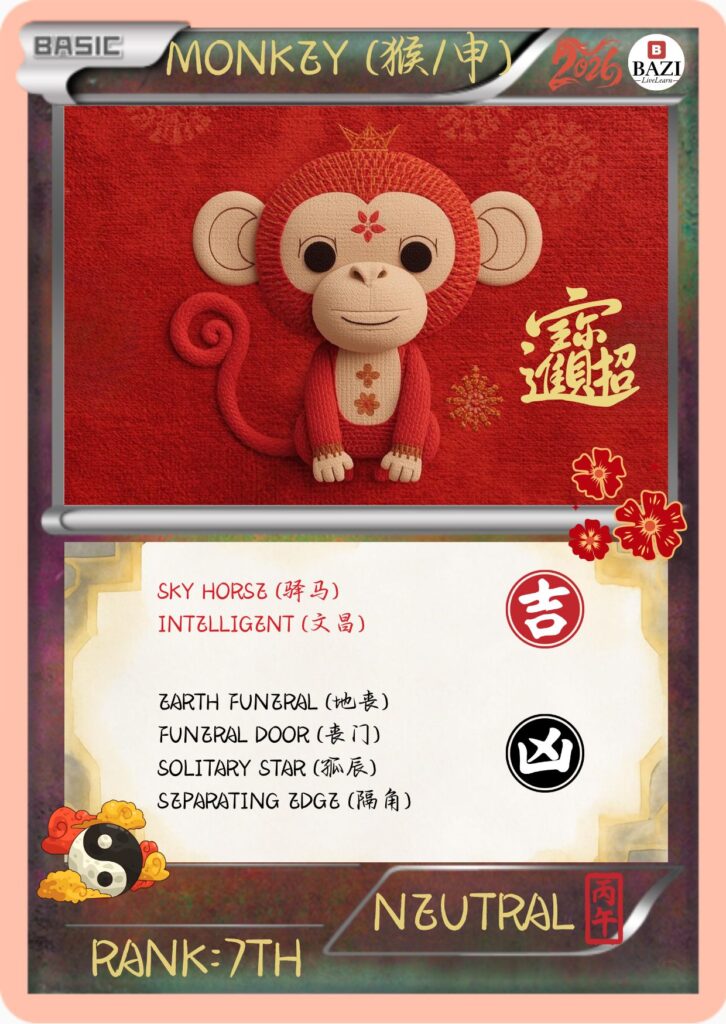 2026 Chinese Zodiac Monkey