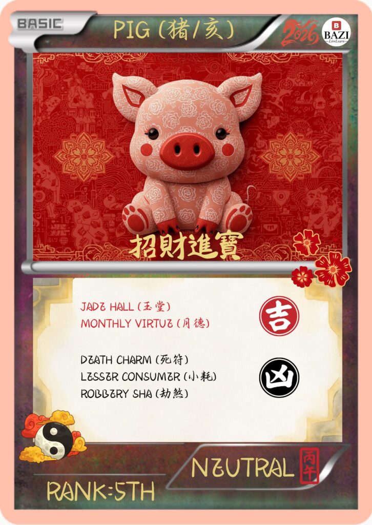 2026 Chinese Zodiac Pig