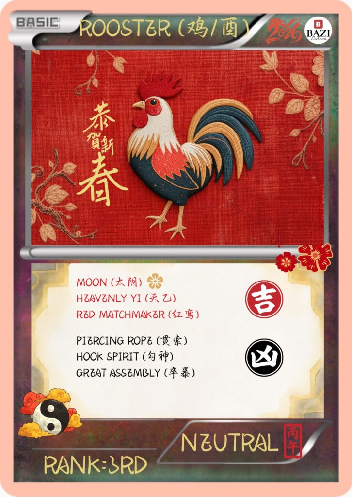 2026 Chinese Zodiac Rooster