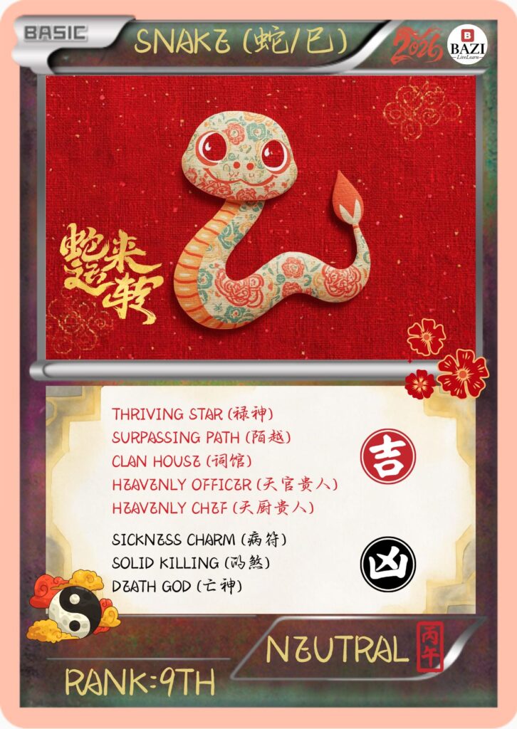 2026 Chinese Zodiac Snake
